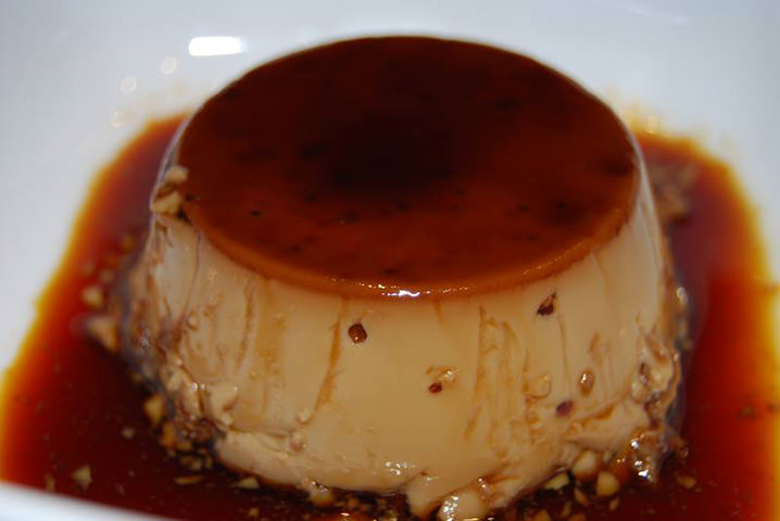 Flan au café